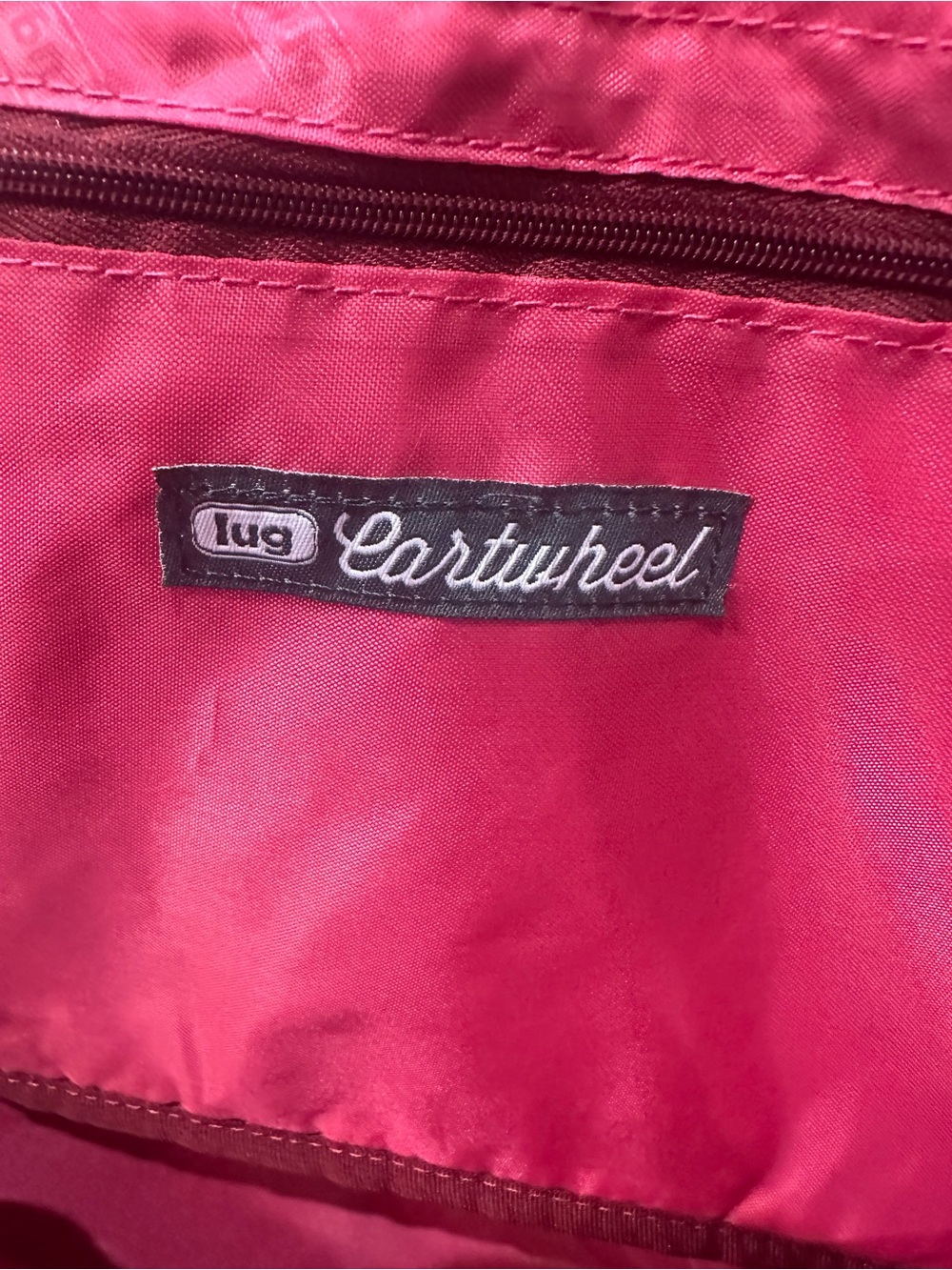 lug Cartwheel Berry Pink Tote